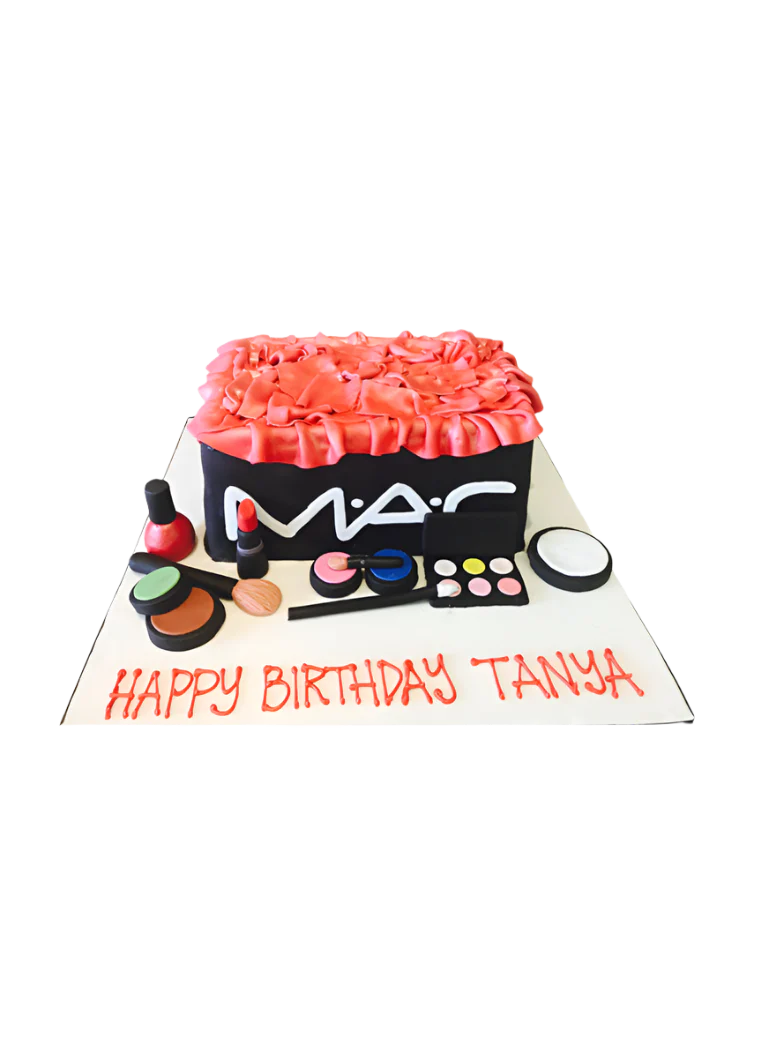 Mac Fondant Cake