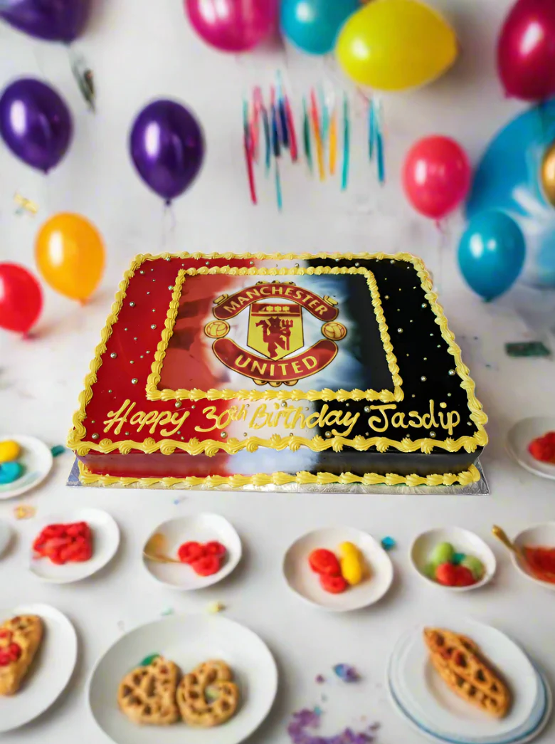 Manchester United Soccer Cake - Image 6