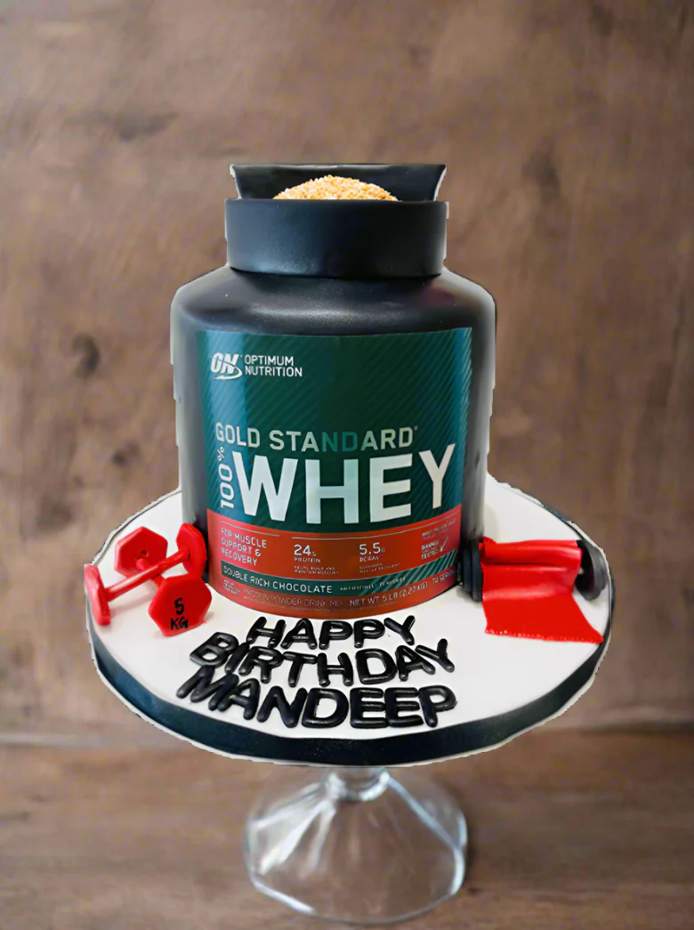 Mandeep Whey Gym Fondant Cake - Image 5