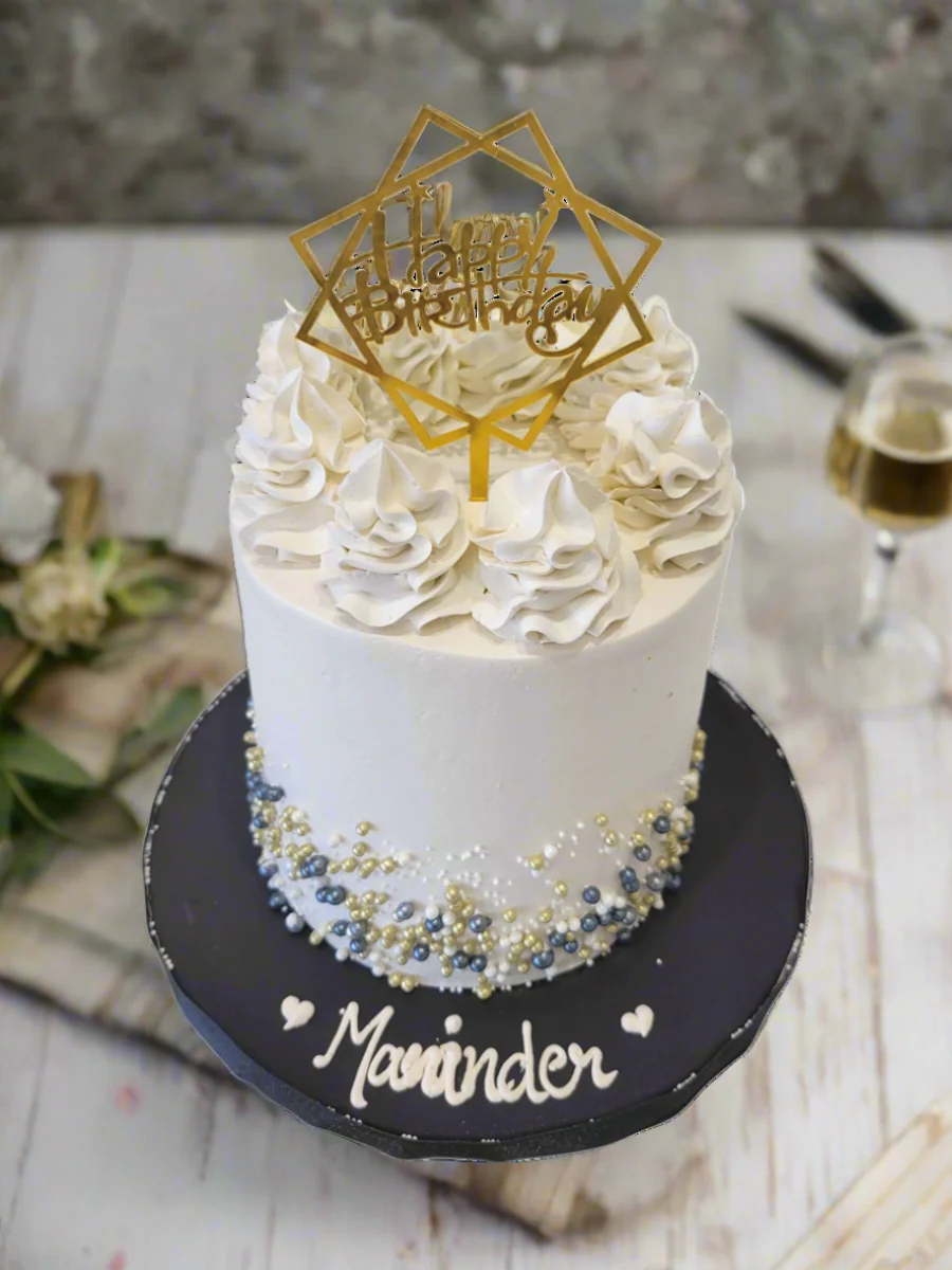 Maninder Ivory Cream Cake - Image 3