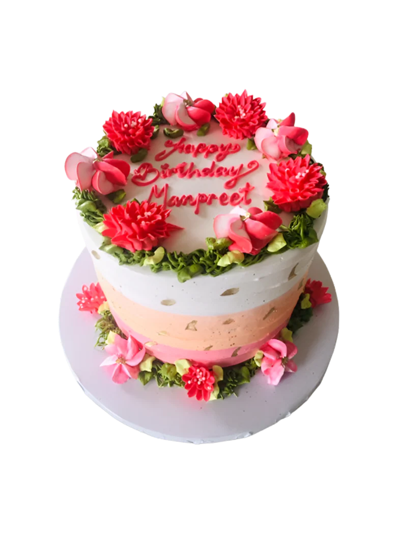 Manpreet Flower Cake