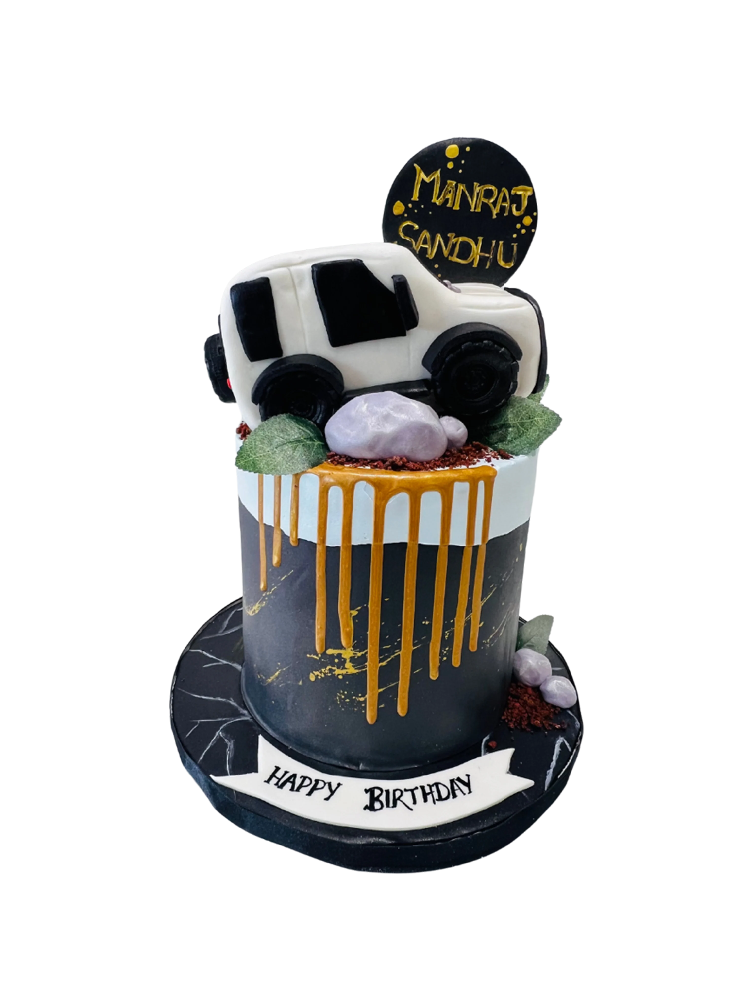 Manraj Jeep Fondant Cake