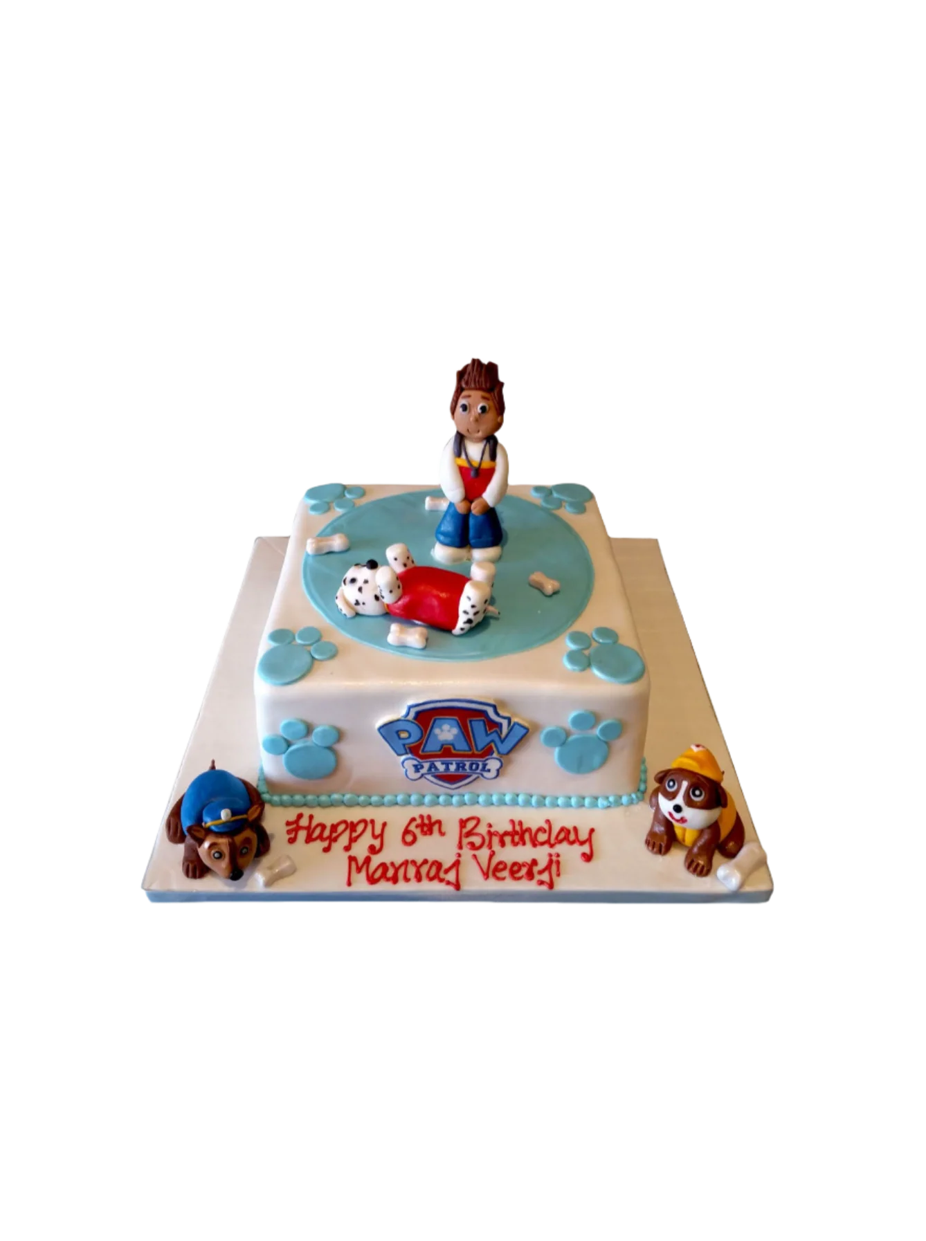 Manraj Paw Patrol Fondant Cake
