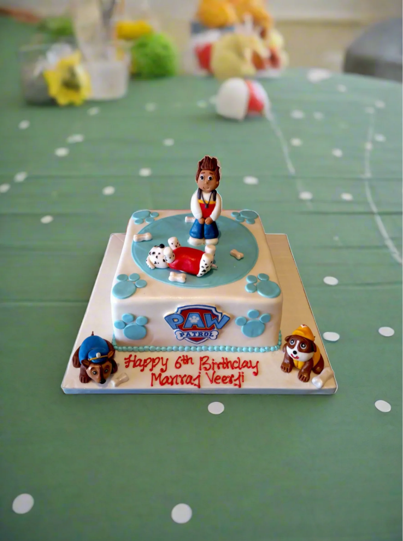 Manraj Paw Patrol Fondant Cake - Image 2