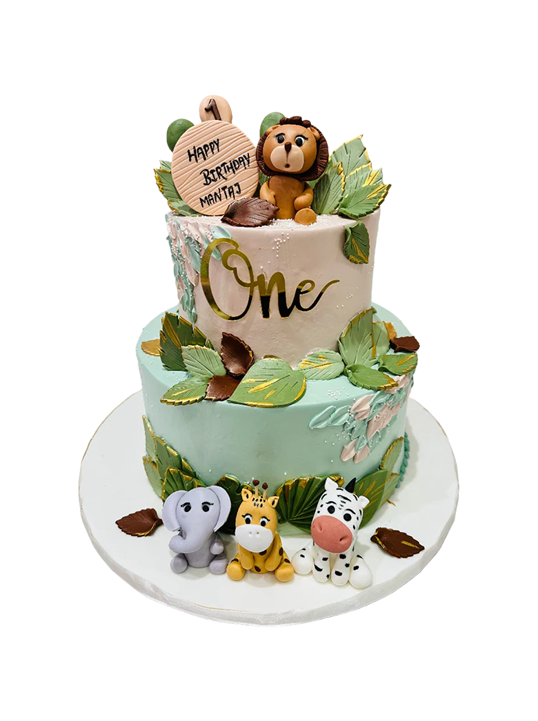 Mantaj Animal Cream Tiered Cake