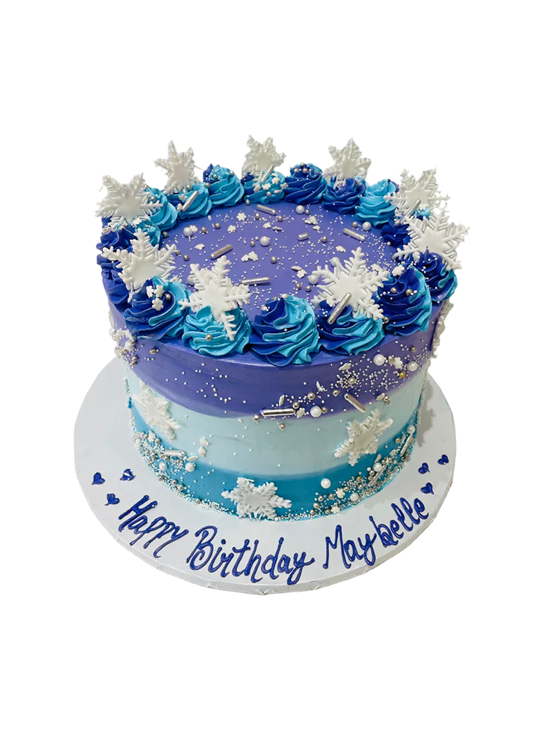 Maybelle Frozen Theme Cream Cake