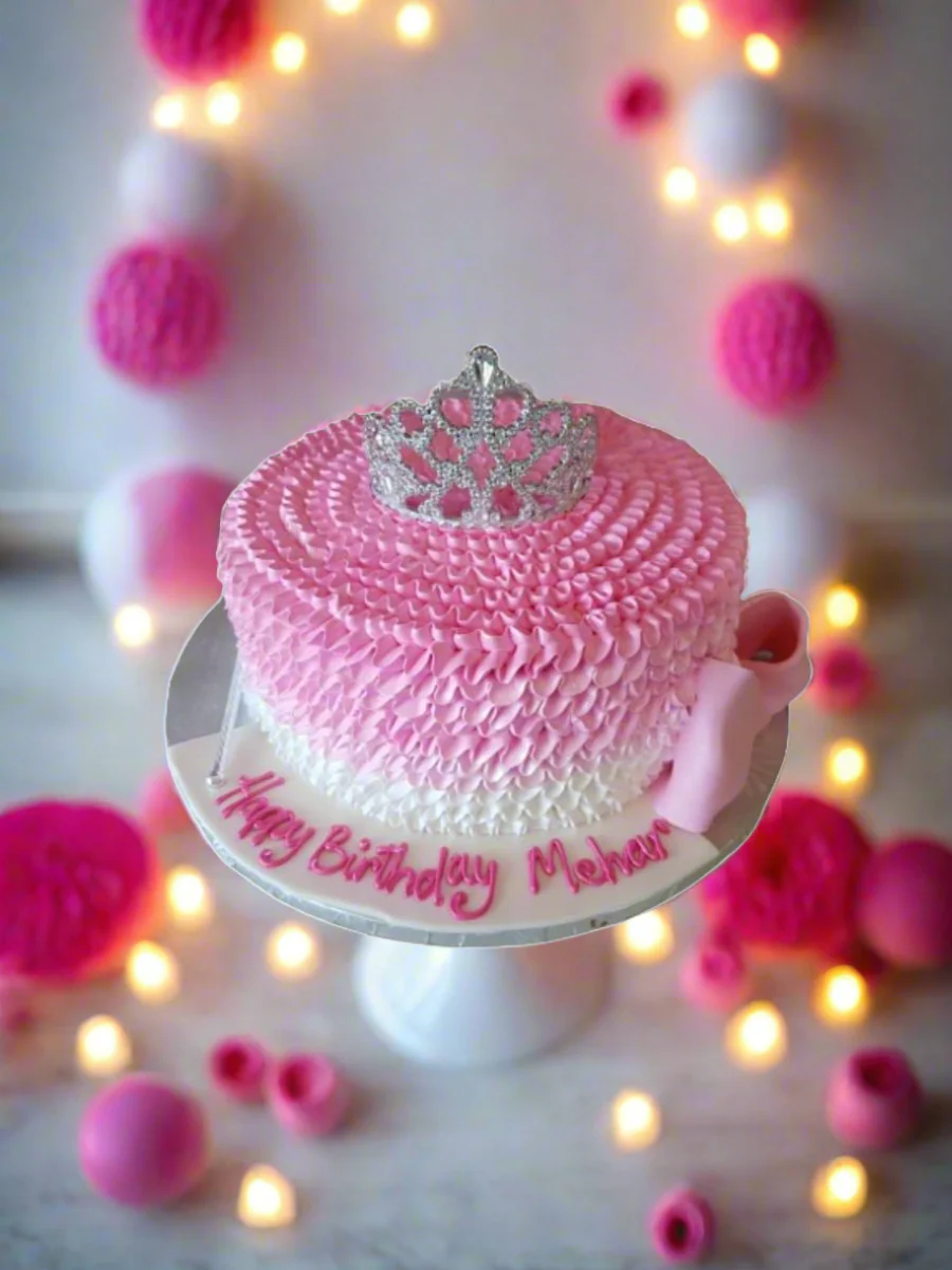Mehar Crown Ruffle Cake - Image 2