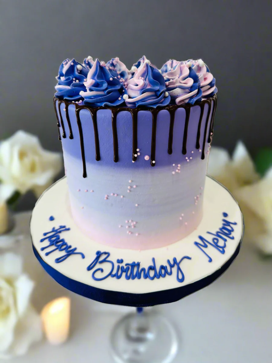 Mehar Purple Cream Cake - Image 2