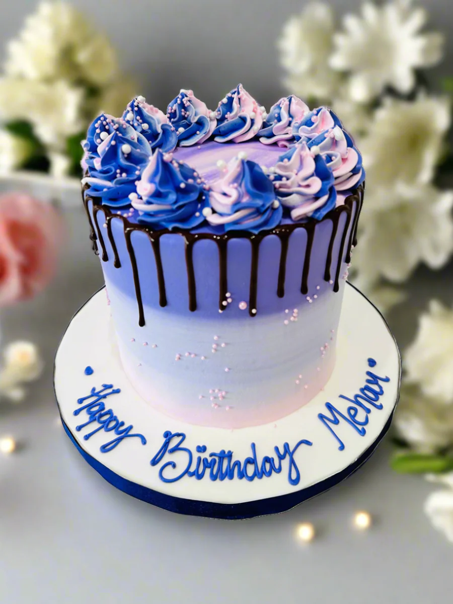 Mehar Purple Cream Cake - Image 4