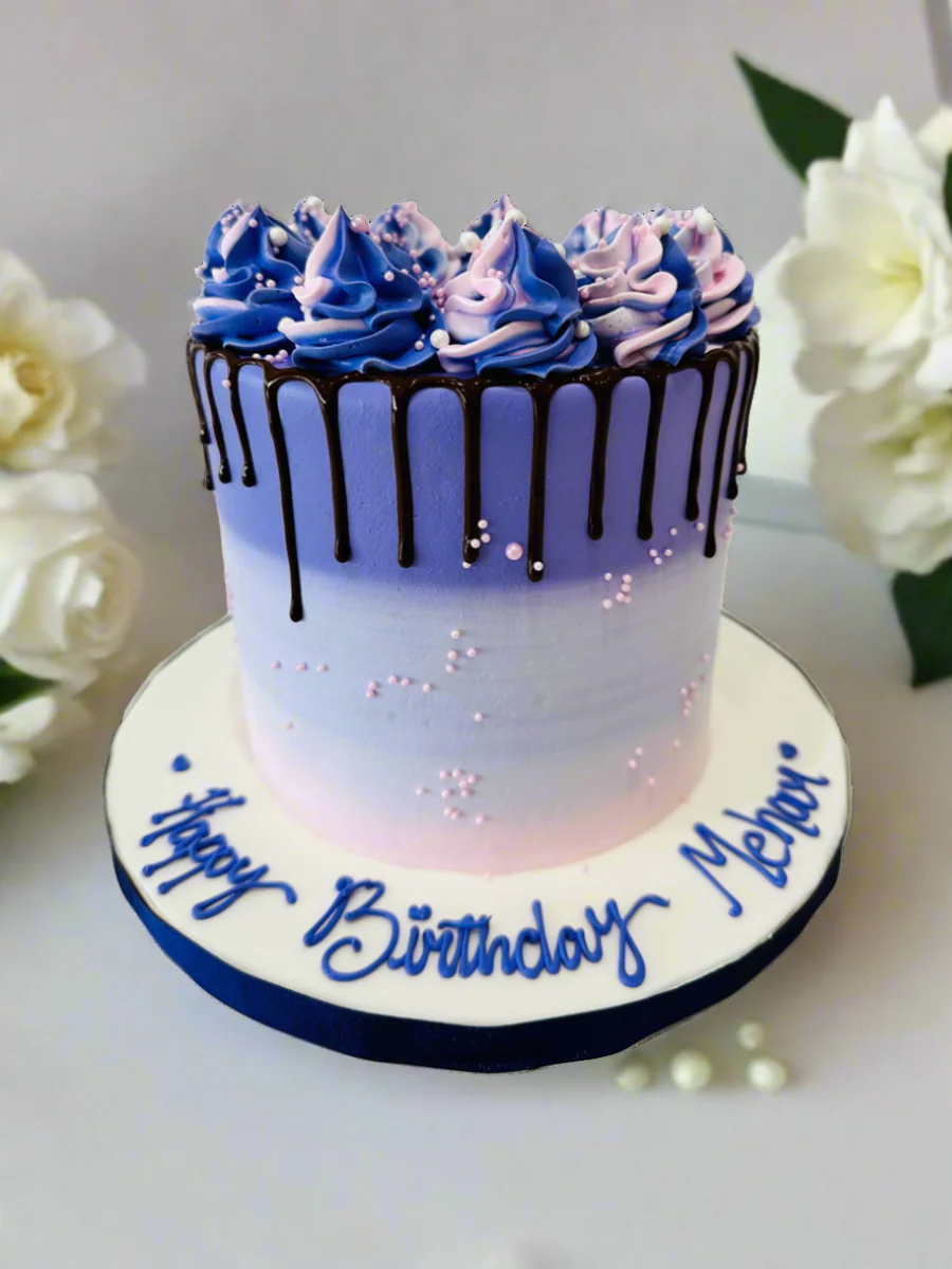 Mehar Purple Cream Cake - Image 5