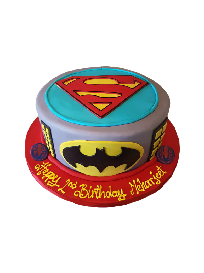 Meharjeet Avengers Fondant Cake