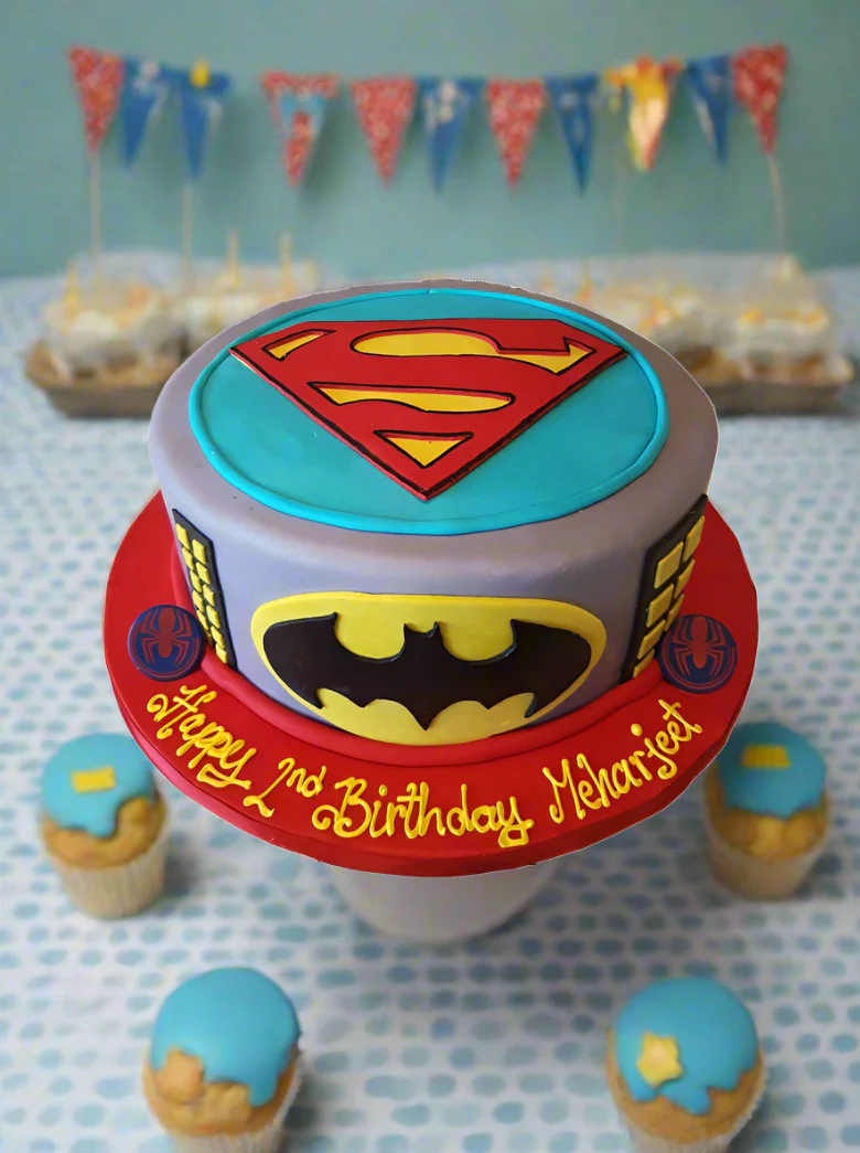 Meharjeet Avengers Fondant Cake - Image 2