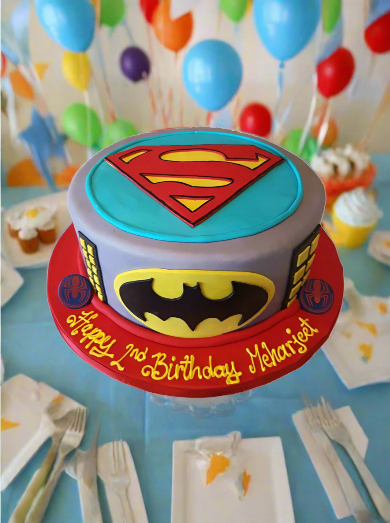 Meharjeet Avengers Fondant Cake - Image 3