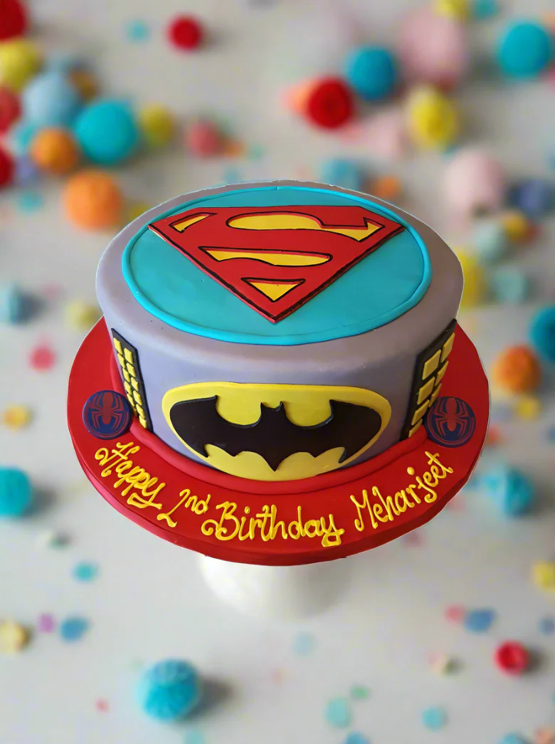 Meharjeet Avengers Fondant Cake - Image 4