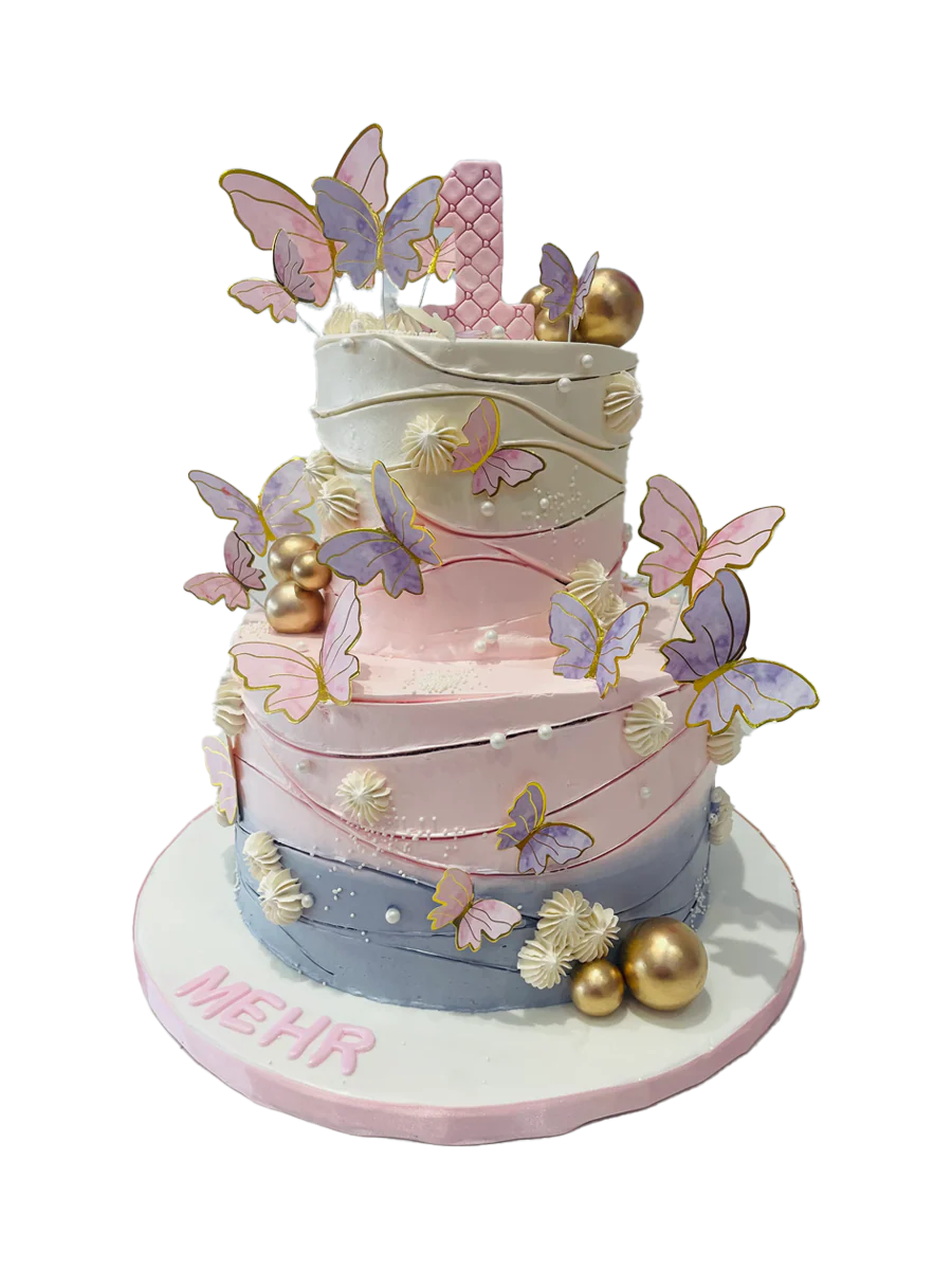 Mehr Butterfly Birthday Cake