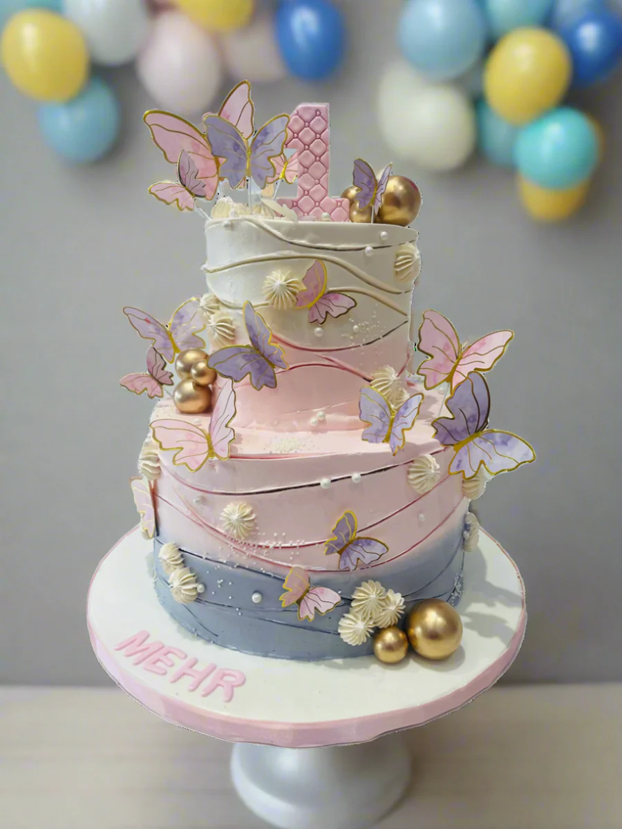 Mehr Butterfly Birthday Cake - Image 2