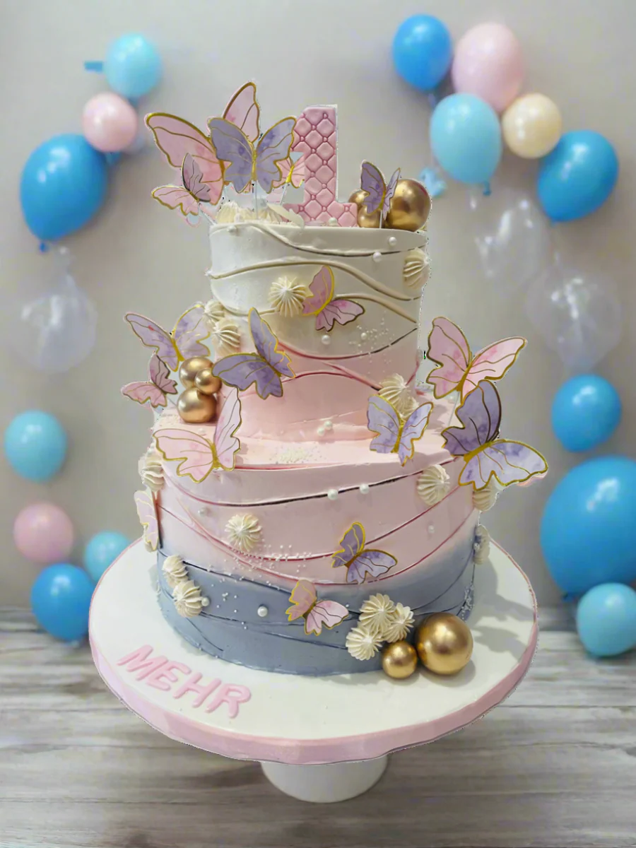Mehr Butterfly Birthday Cake - Image 3