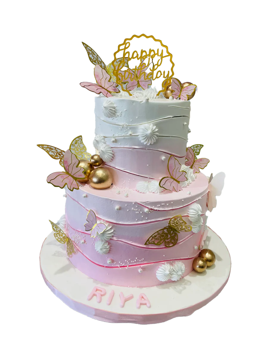 Mehr Butterfly Birthday Cake - Image 5
