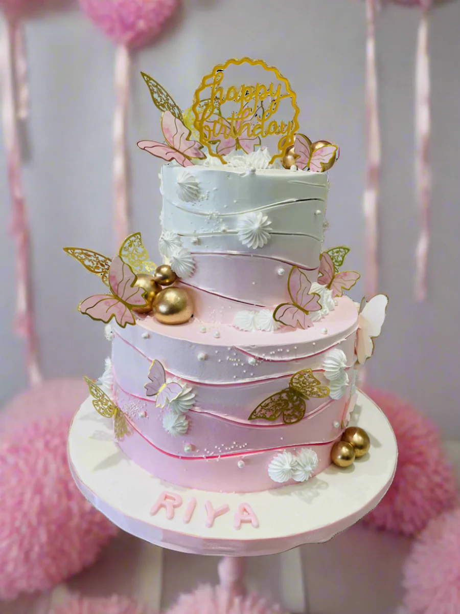 Mehr Butterfly Birthday Cake - Image 6