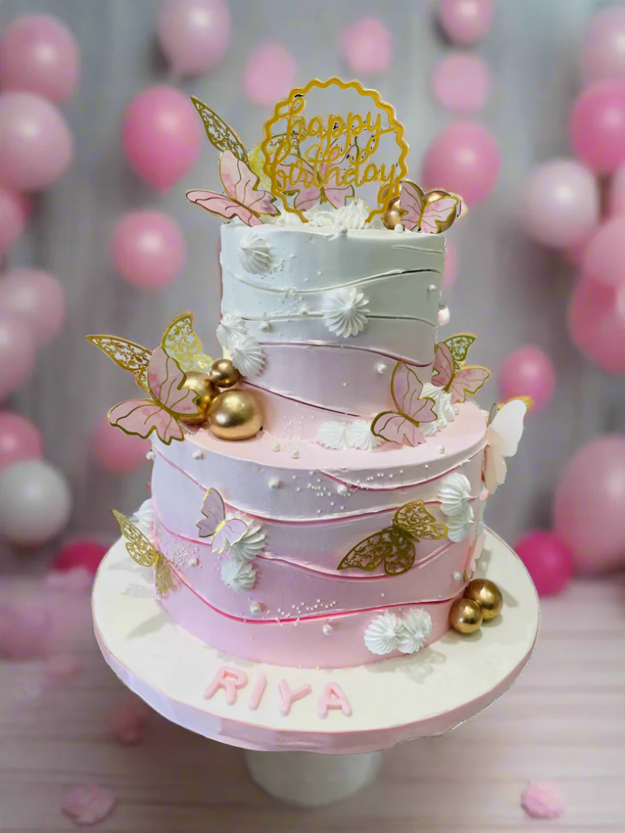 Mehr Butterfly Birthday Cake - Image 8