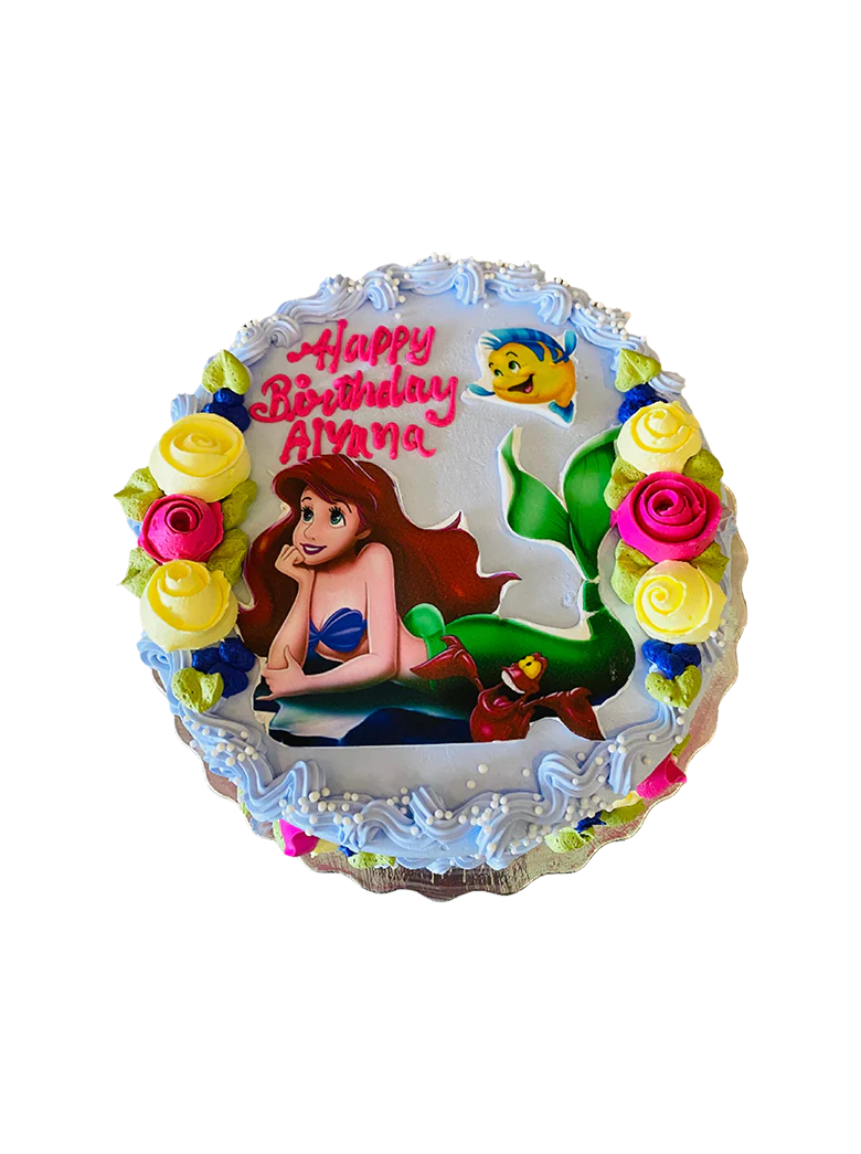 Mermaid Photo Cake