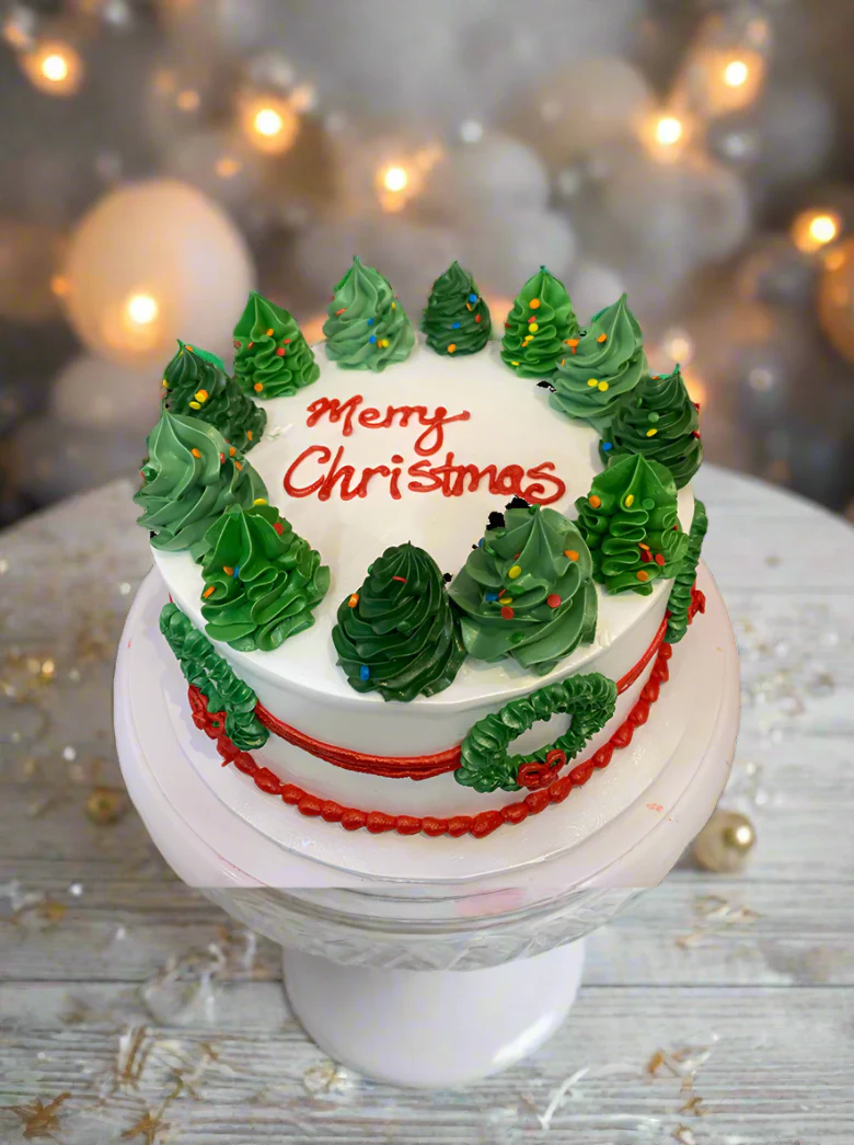 Merry Christmas Cake - Image 3