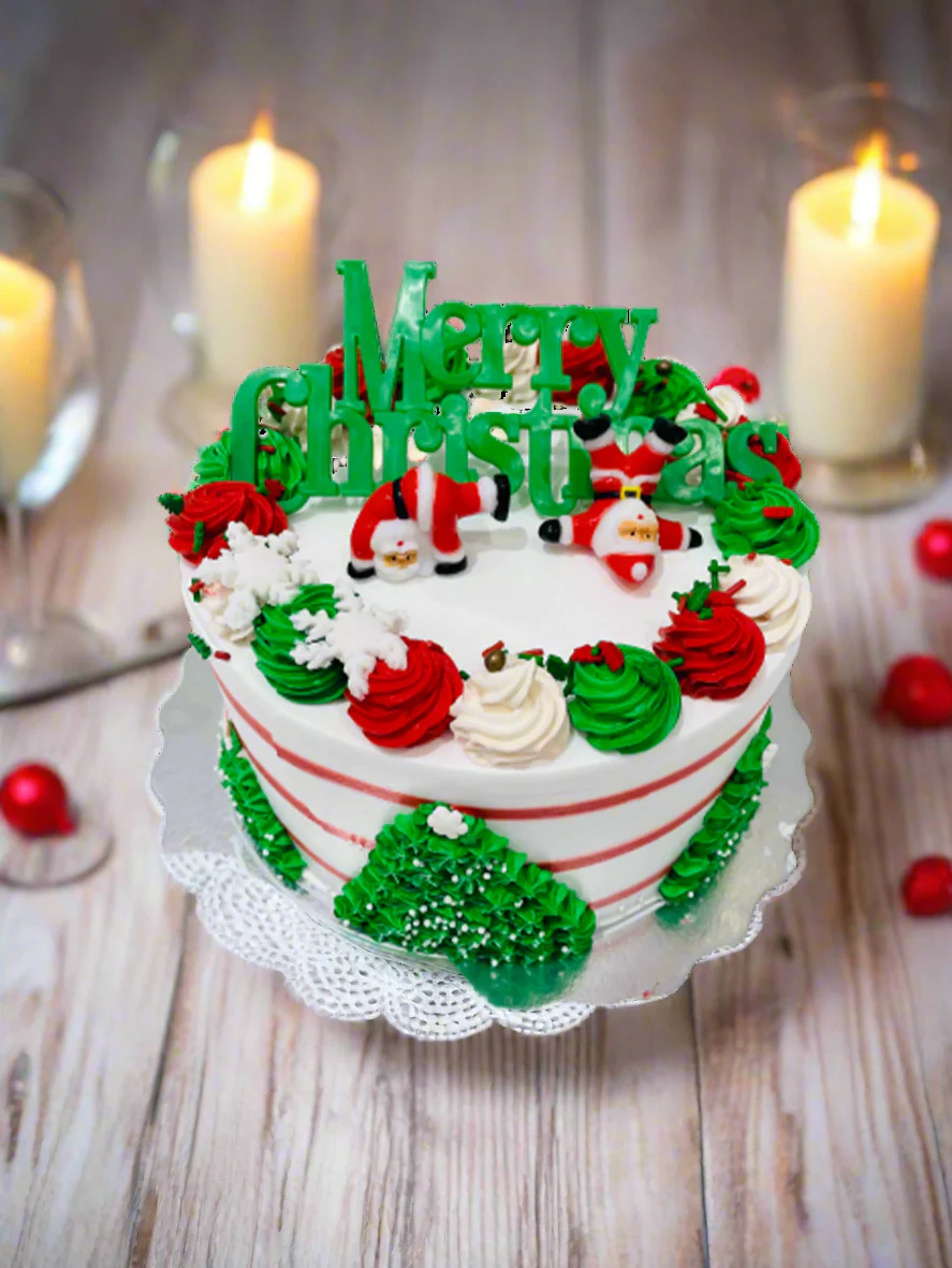 Merry Christmas Santa Cake - Image 2
