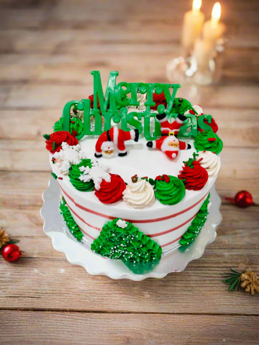 Merry Christmas Santa Cake - Image 3