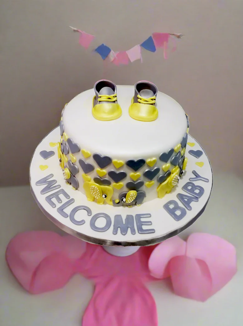 Michelle Baby Shower Cake - Image 4