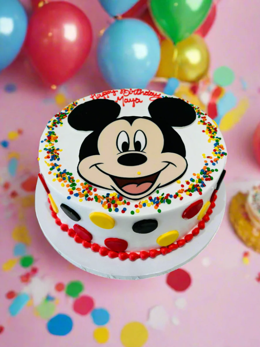 Mickey Face Cake - Image 2