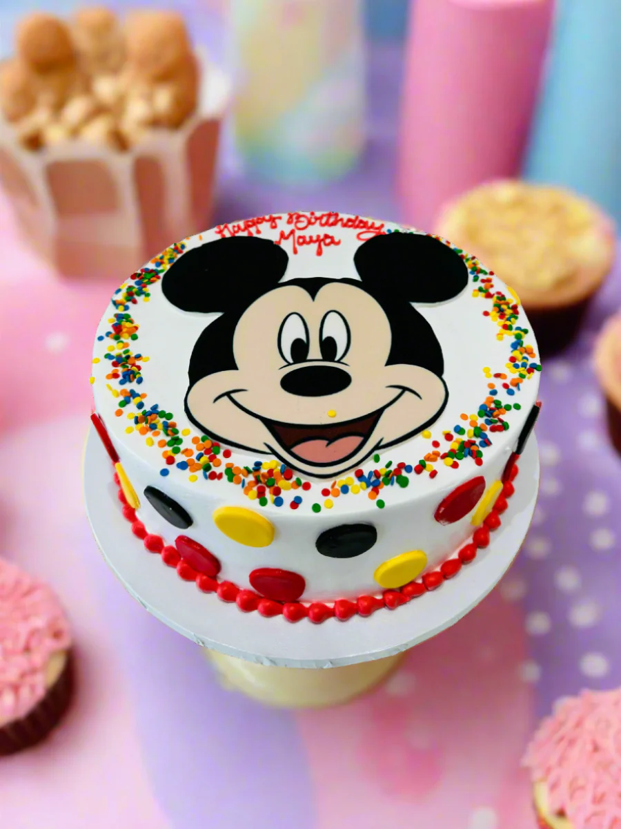 Mickey Face Cake - Image 3