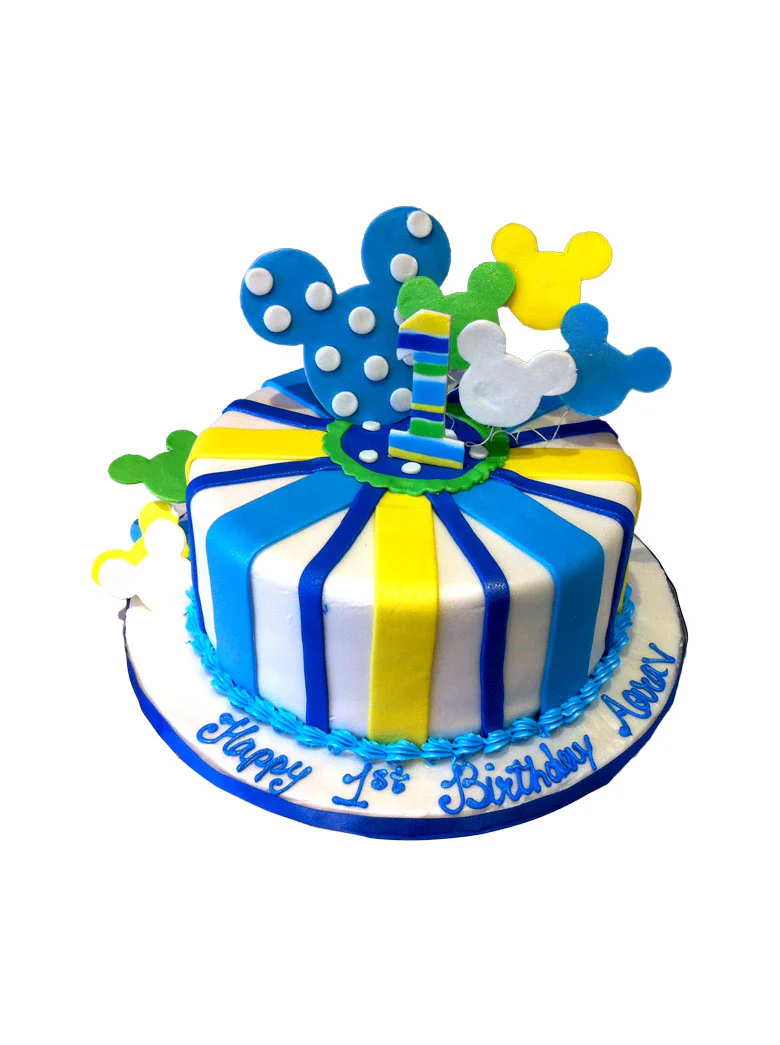 Mickey Fondant Cake - Image 5
