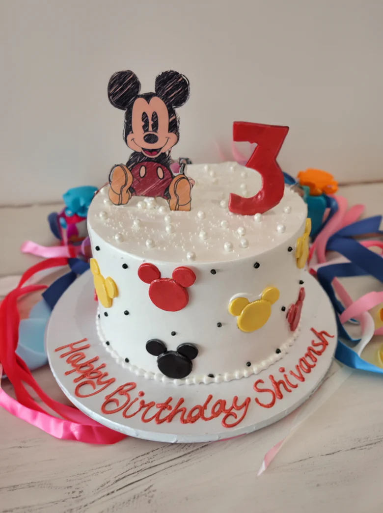 Mickey Mouse Clubhouse Cream Cake - Image 3