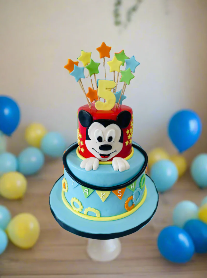 Mickey Mouse Stars Tiered Cake - Image 2