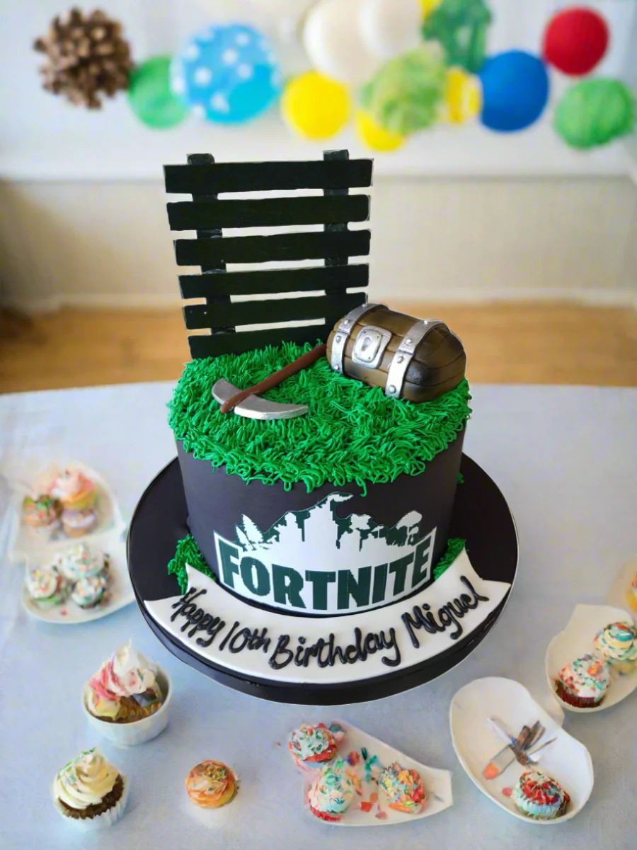 Miguel Fortnite Fondant Cake - Image 2
