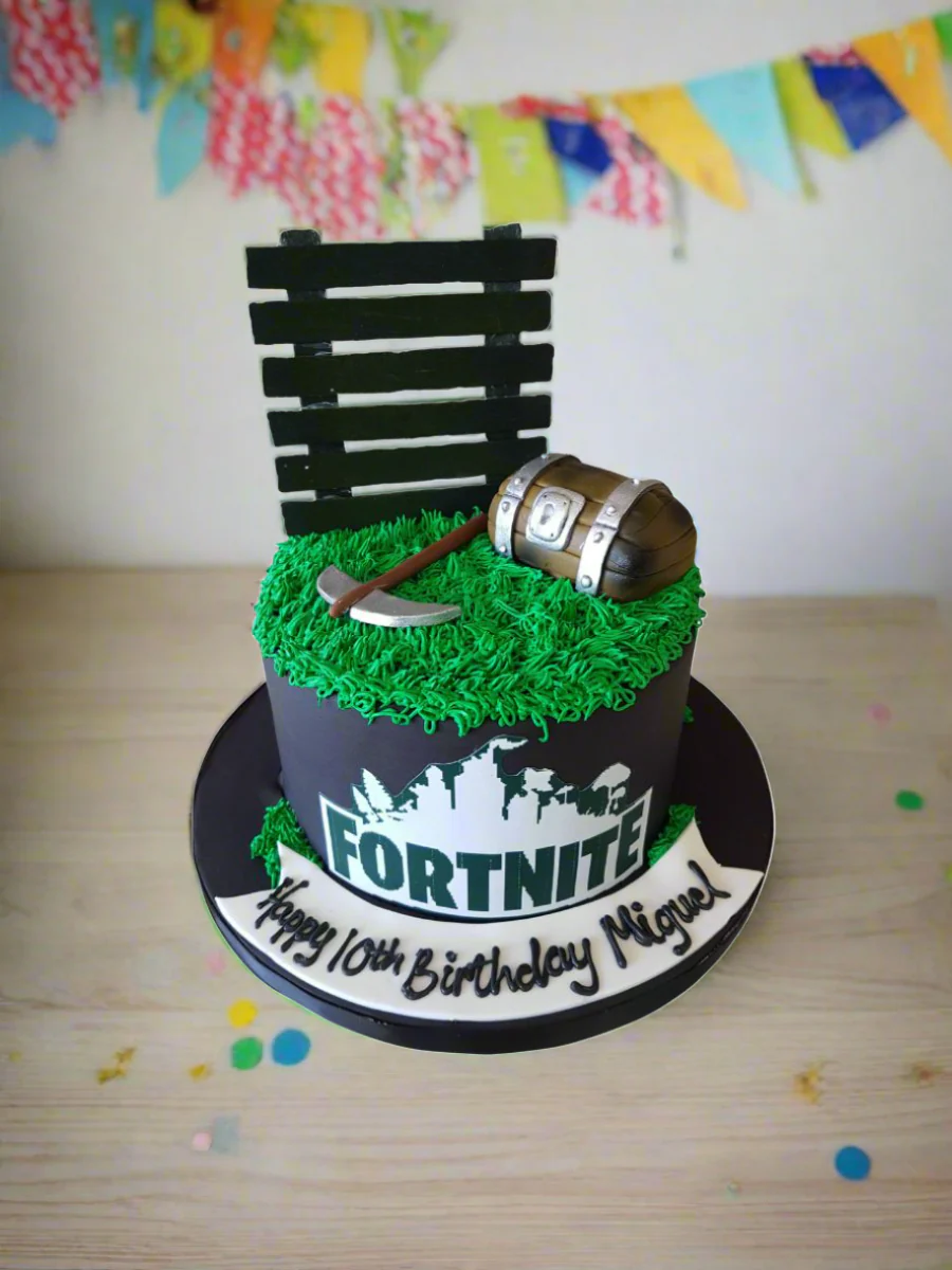 Miguel Fortnite Fondant Cake - Image 3