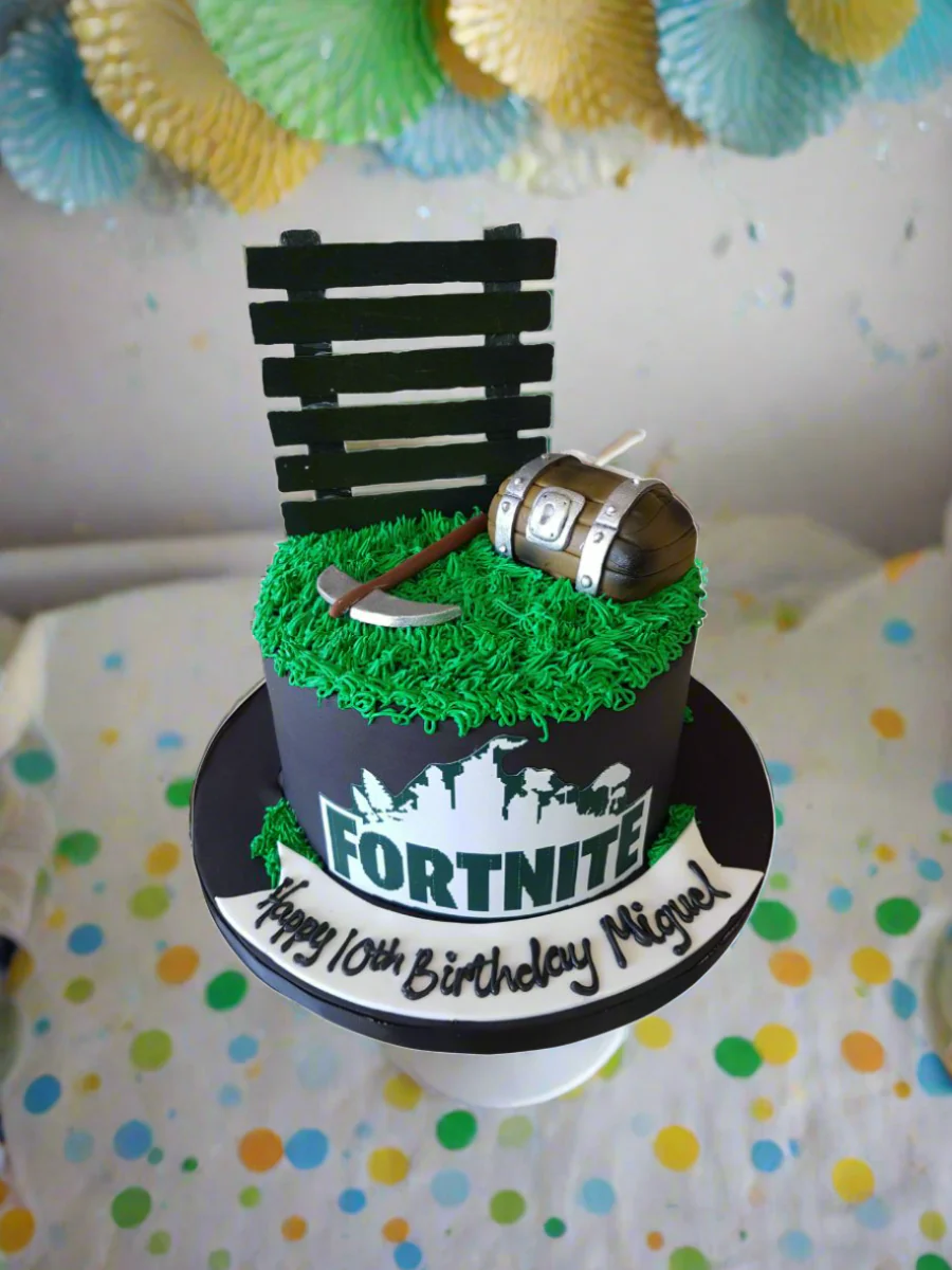 Miguel Fortnite Fondant Cake - Image 5