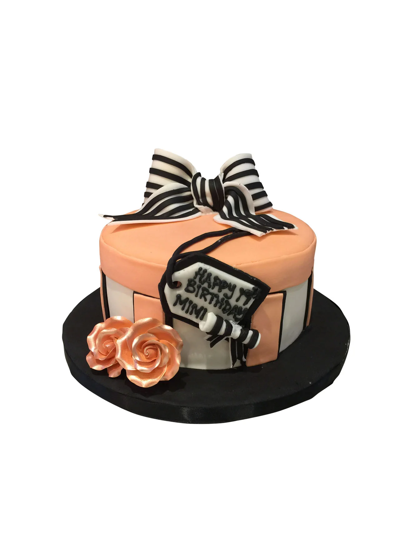 Mimi Bow Fondant Cake - Image 5