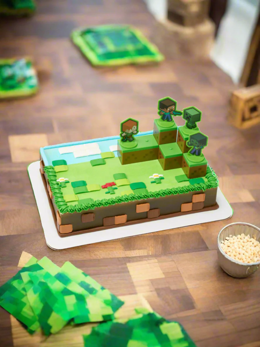 Minecraft Mobs Cake - Image 4