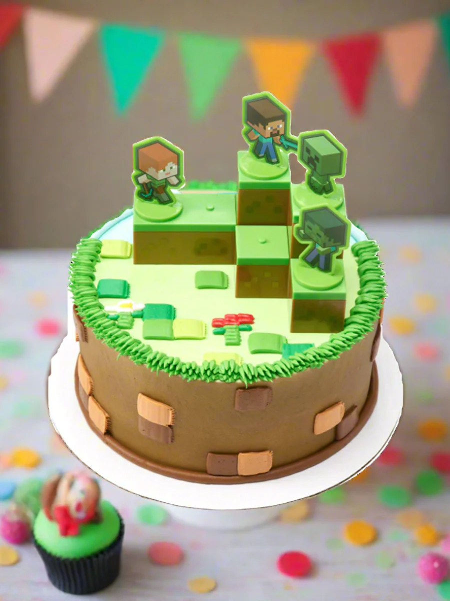 Minecraft Mobs Cake - Image 6