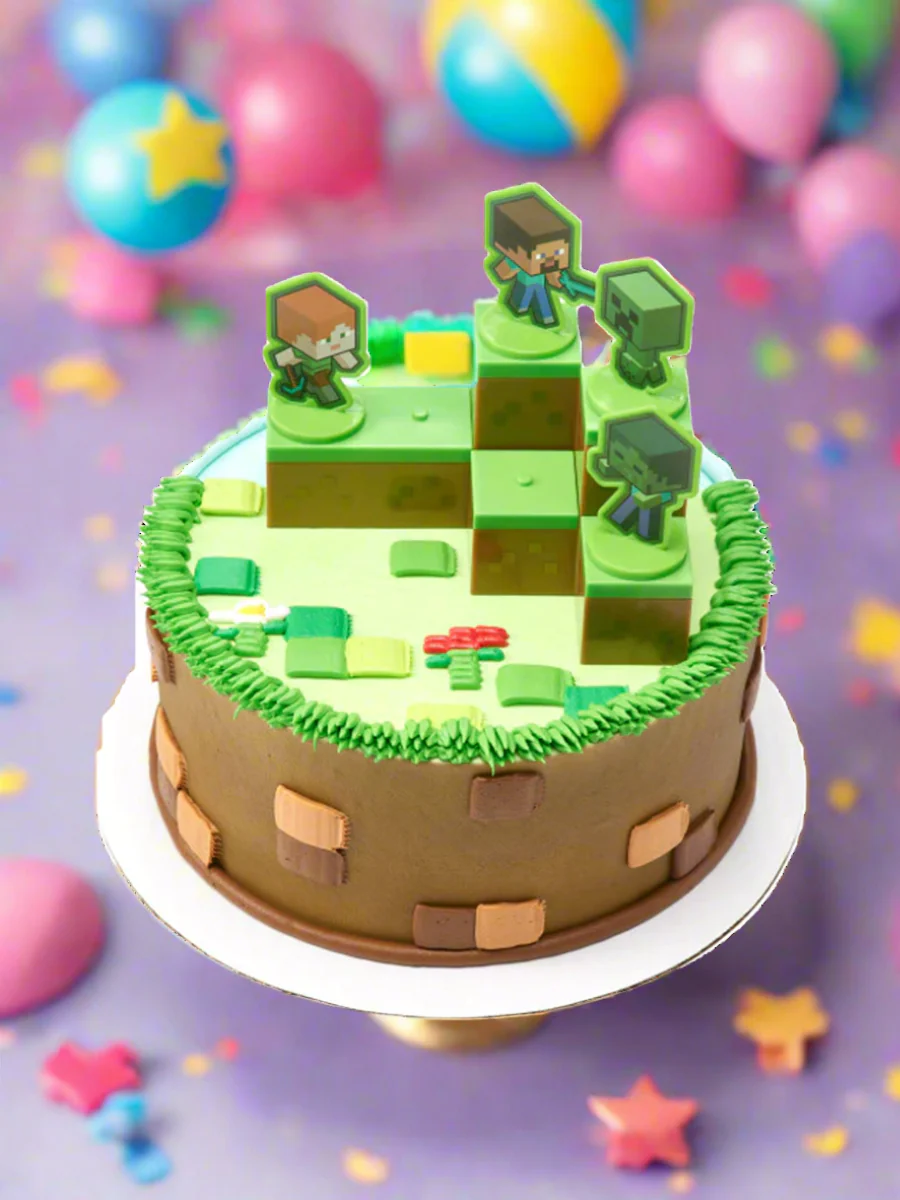 Minecraft Mobs Cake - Image 7