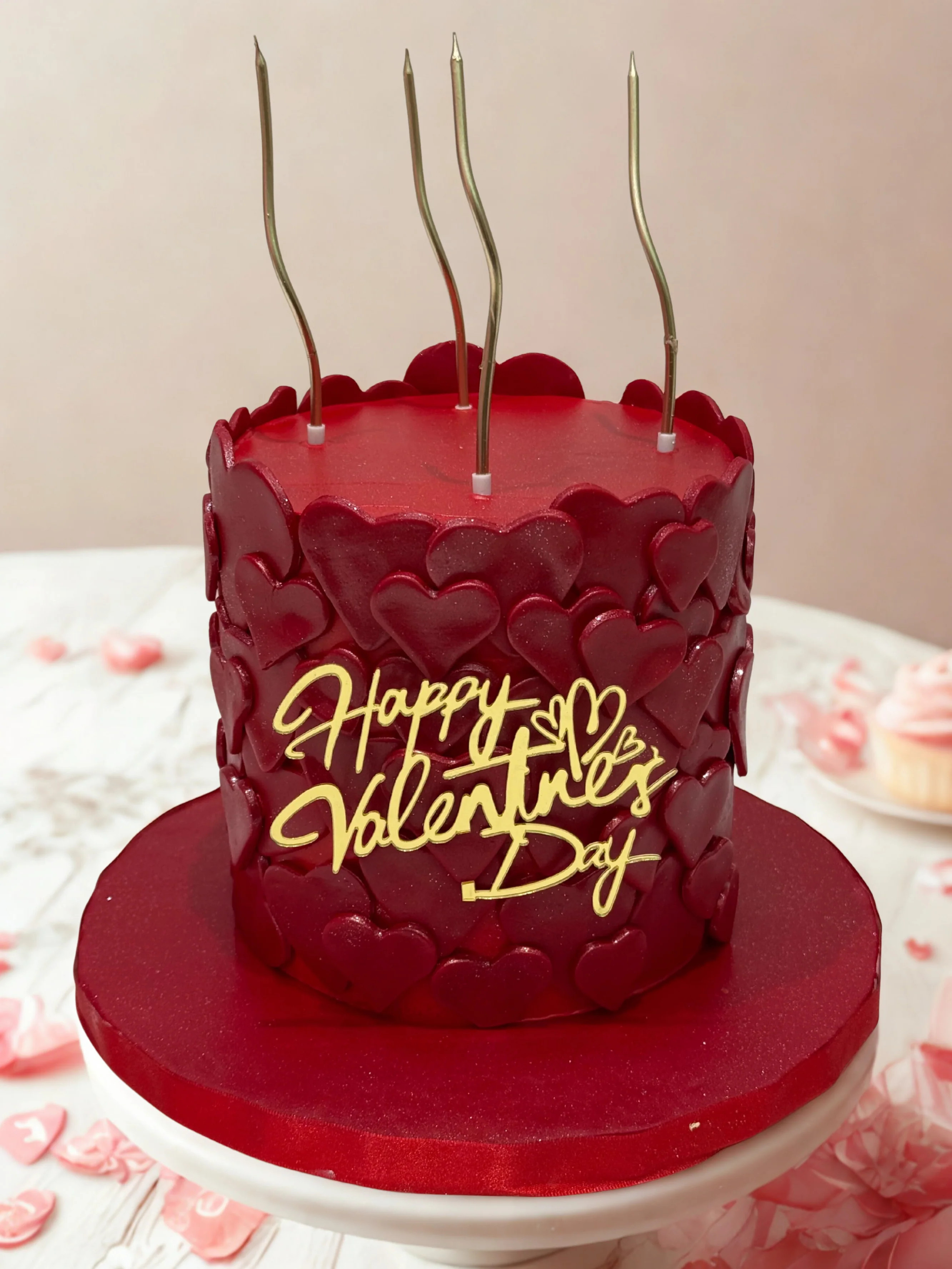 Mini Hearts Valentine Cake - Image 3