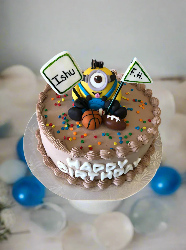 Minion Chocolate Cake - Image 3