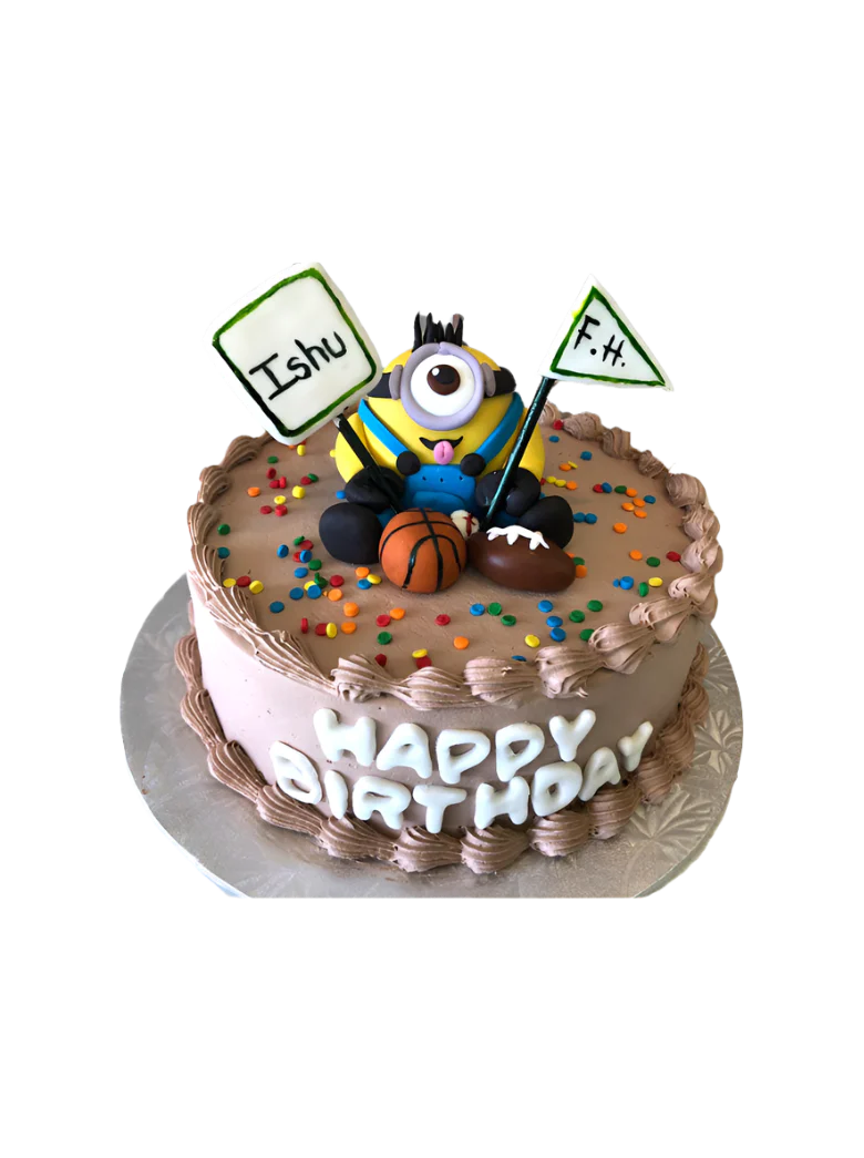 Minion Chocolate Cake - Image 5