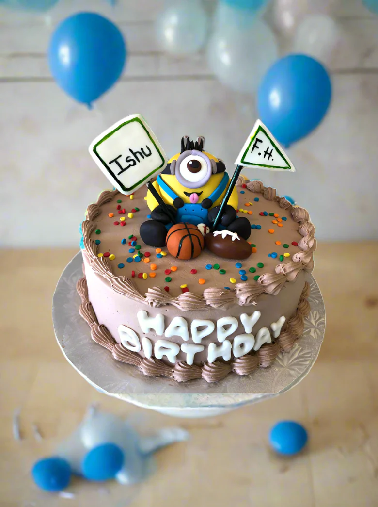 Minion Chocolate Cake - Image 7