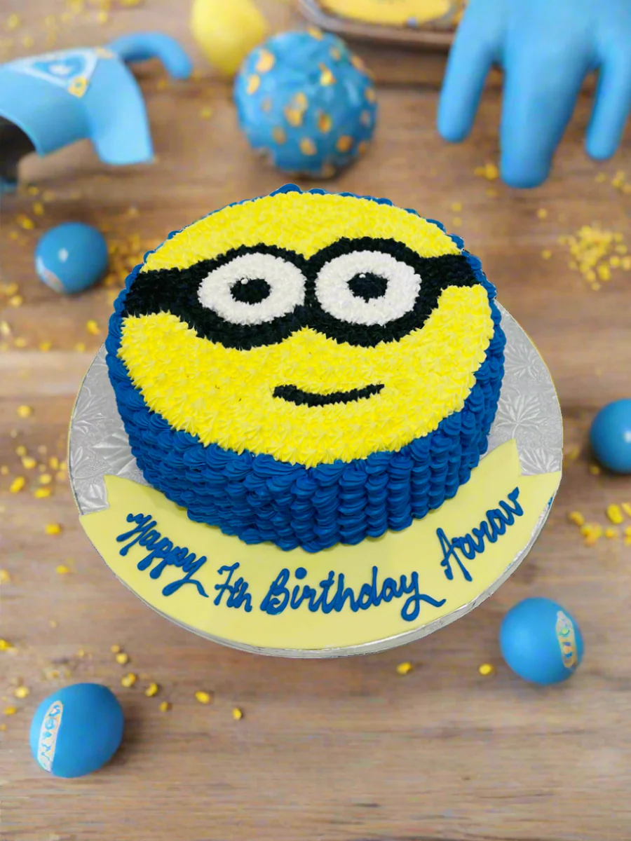 Minion Cream Cake - Image 2