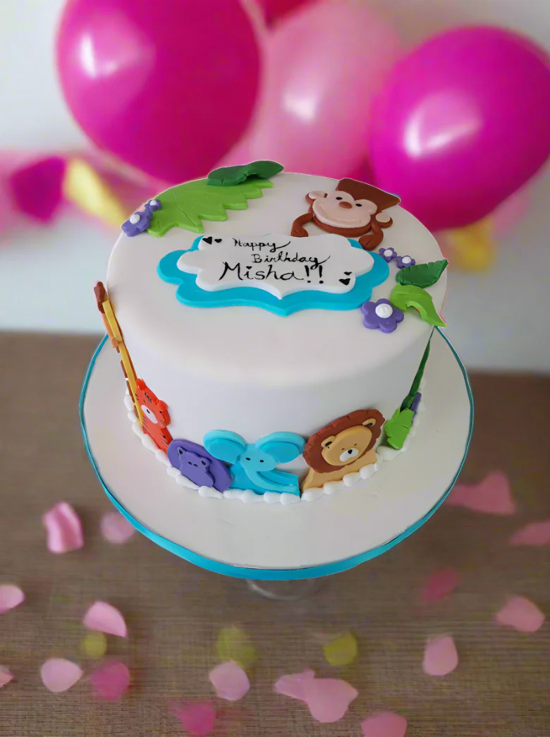 Misha Baby Animal Cake - Image 2