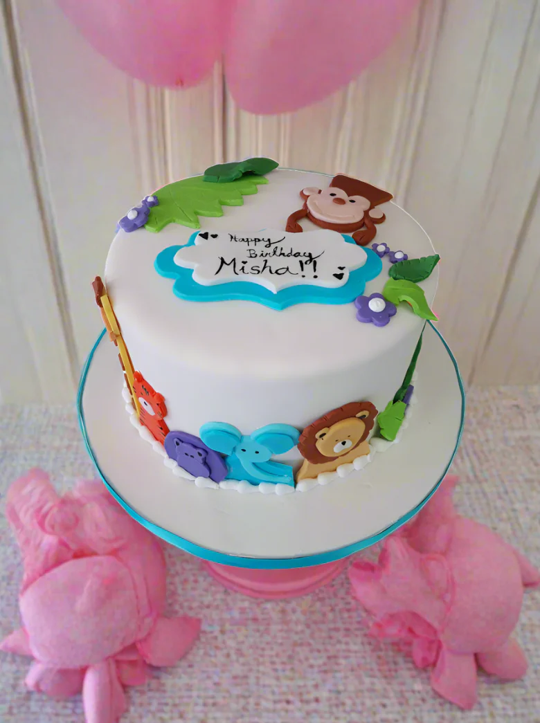 Misha Baby Animal Cake - Image 4