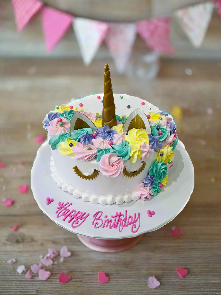 Misha Unicorn Cream Cake - Image 2