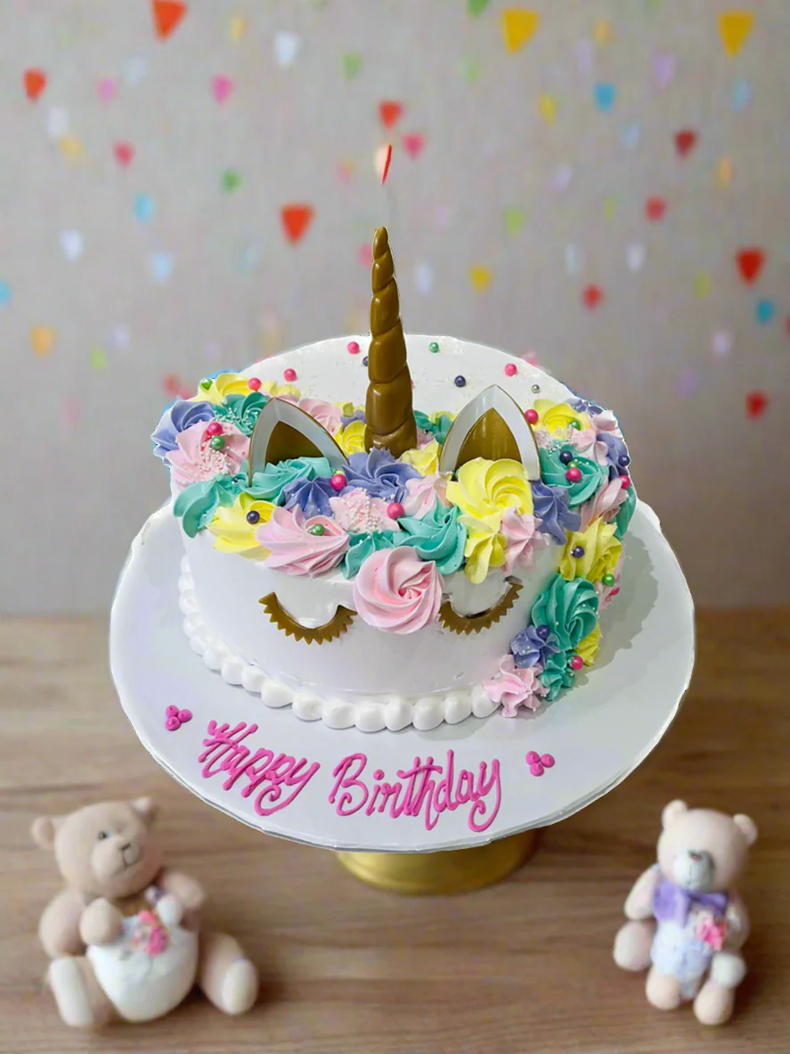 Misha Unicorn Cream Cake - Image 3